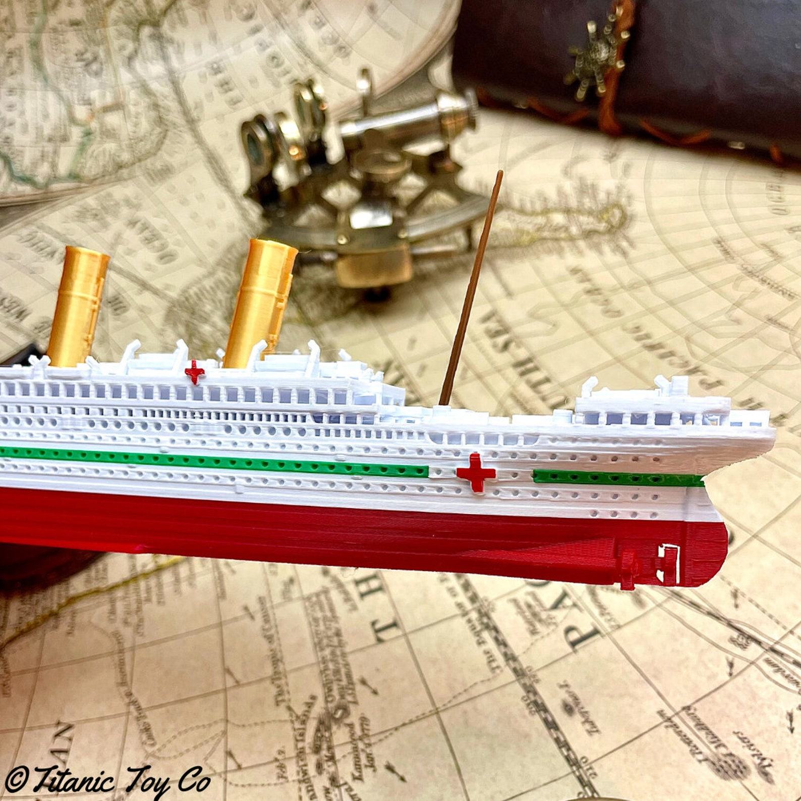 12″ HMHS Britannic Model The Titanic’s Sister Ship for History Buffs and Collectors