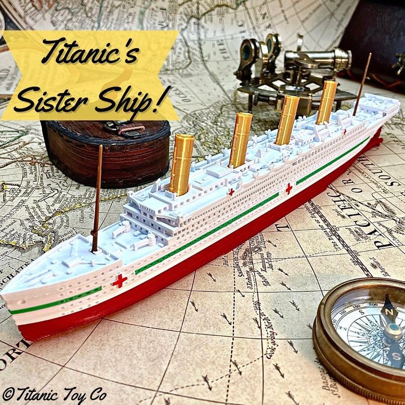 12″ HMHS Britannic Model The Titanic’s Sister Ship for History Buffs and Collectors