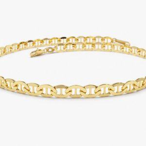 14k Gold Mariner Link Bracelet A Timeless Treasure for Special Occasions