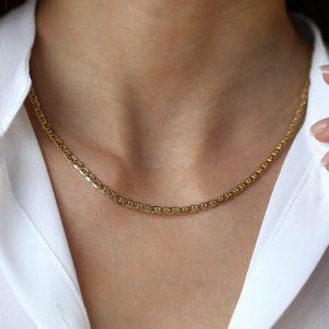 14k Gold Mariner Link Bracelet A Timeless Treasure for Special Occasions