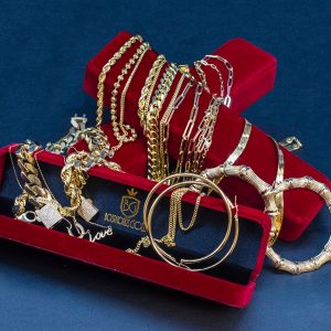 14K Real Gold Puffed Mariner Bracelet Elevate Your Style with Timeless Elegance