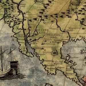 1565 Known World Map by Gastaldi Bertelli A Vintage Masterpiece for Your Home or Office