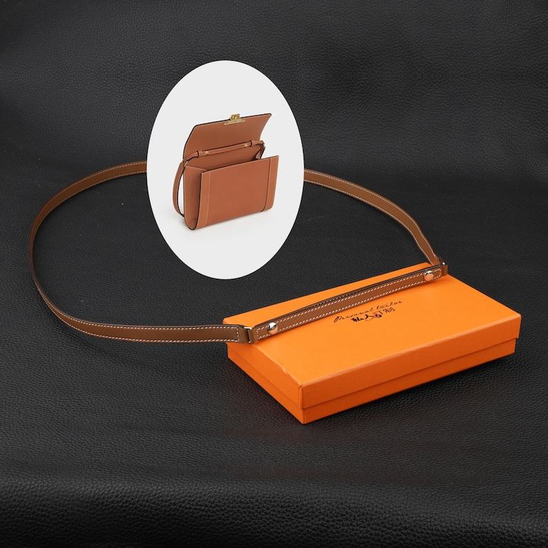 15mm Swift Leather Shoulder Strap for Triomphe Bag Elevate Your Style with Versatility