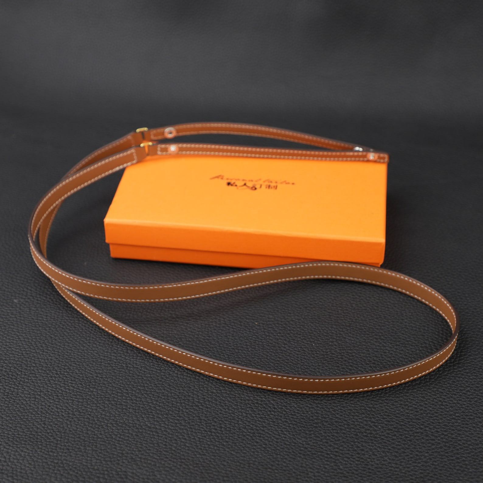 15mm Swift Leather Shoulder Strap for Triomphe Bag Elevate Your Style with Versatility