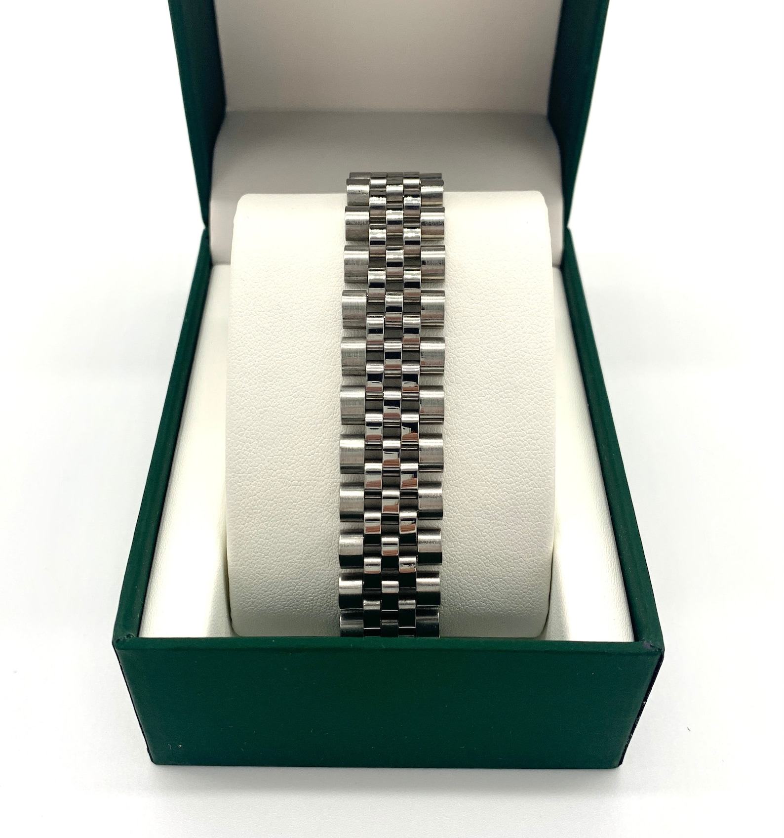 18k Gold/White Gold Presidential Bracelet Timeless Elegance for All - Image 2