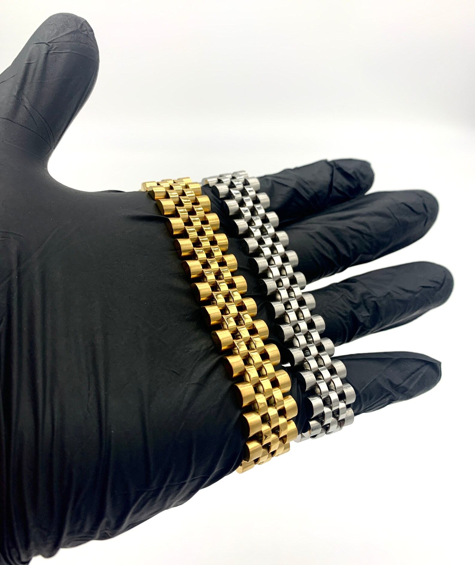 18k Gold/White Gold Presidential Bracelet Timeless Elegance for All - Image 3