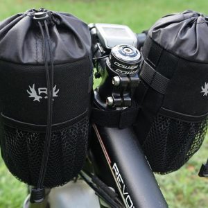 1L Bike Stem Bags (Pair) – Snack & Bottle Holders for Bikepacking Adventures