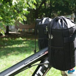 1L Bike Stem Bags (Pair) – Snack & Bottle Holders for Bikepacking Adventures
