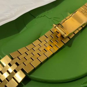20mm/21mm Jubilee Watch Band with Crown Elevate Your Timepiece to Timeless Elegance