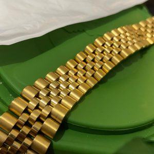 20mm/21mm Jubilee Watch Band with Crown Elevate Your Timepiece to Timeless Elegance