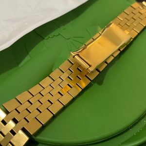 20mm/21mm Jubilee Watch Band with Crown Elevate Your Timepiece to Timeless Elegance