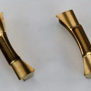 2x Solid 20mm Curved End Links for Rolex Watch Strap Bracelet – Stainless Steel