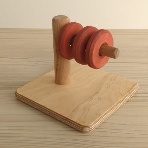 3 Vibrant Discs on a Horizontal Dowel Elevate Your Home Dcor with Free Delivery