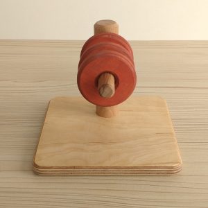 3 Vibrant Discs on a Horizontal Dowel Elevate Your Home Dcor with Free Delivery