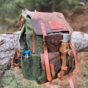 30L-80L Green Bushcraft Backpack Your Personalized Outdoor Adventure Companion