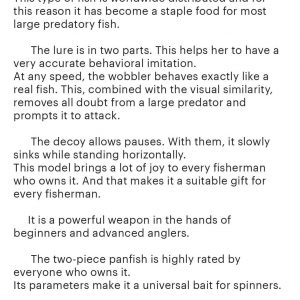 3.1/3″ Handcrafted Panfish Lure The Ultimate Item for Fishermen