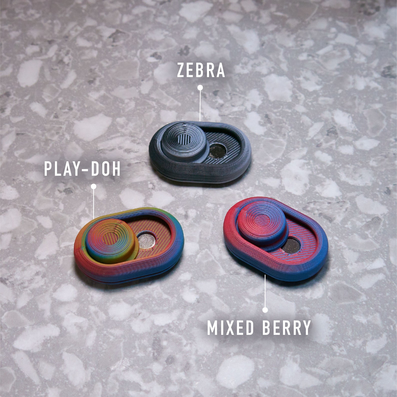 3D Printed Customizable Magnetic Haptic Slider Fidget Toy The Eco-Friendly Desk Toy for Stress Relief and Focus