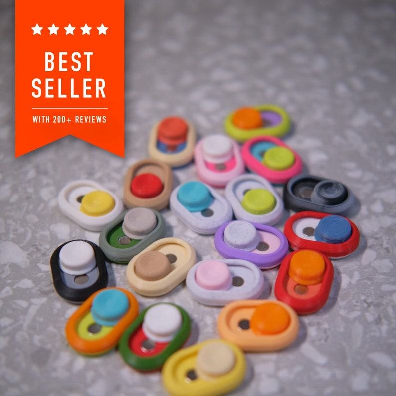 3D Printed Customizable Magnetic Haptic Slider Fidget Toy The Eco-Friendly Desk Toy for Stress Relief and Focus