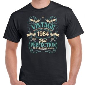 40 Years of Perfection Limited Edition T-Shirt for Men Born in 1984
