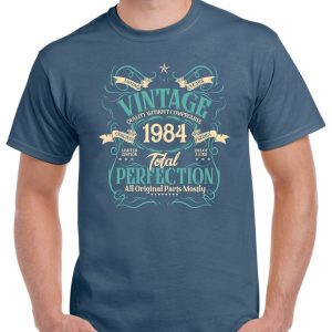 40 Years of Perfection Limited Edition T-Shirt for Men Born in 1984