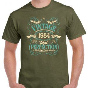 40 Years of Perfection Limited Edition T-Shirt for Men Born in 1984
