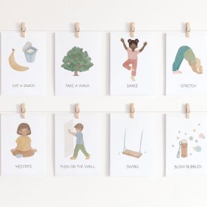41 Calming Corner Flashcards Empowering Kids with Calming Strategies and Emotional Regulation