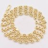 4.5mm Puffed Anchor Mariner Chain Necklace 14K Yellow Gold Clad Silver – A Timeless Treasure