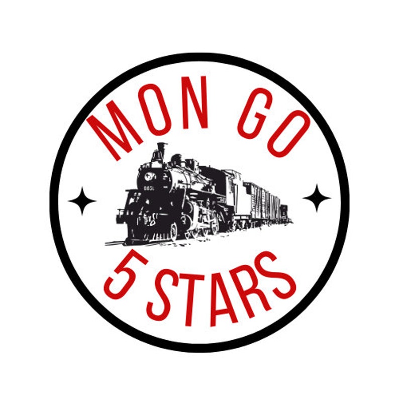 5-Star Mon Go Sticker Elevate Your Belongings with Celestial Charm