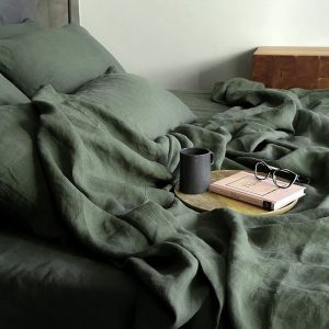 95% Hemp Flat Sheet Autumn Grass Hemp Top Sheet for a Restful Night’s Sleep
