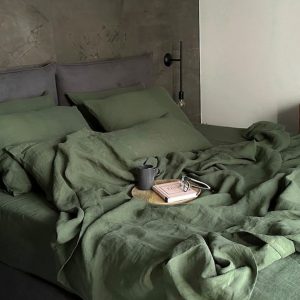 95% Hemp Flat Sheet Autumn Grass Hemp Top Sheet for a Restful Night’s Sleep