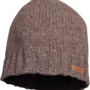 95% Lambswool Hand-Knitted Fleece-Lined Fair Isle Winter Bobble Beanie for Men and Women by Alma Knitwear