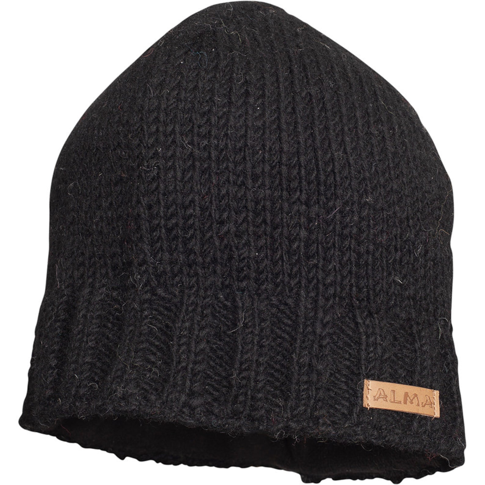 95% Lambswool Hand-Knitted Fleece-Lined Fair Isle Winter Bobble Beanie for Men and Women by Alma Knitwear