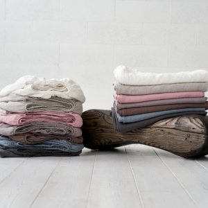 95% Linen Fitted Sheet Stonewashed Luxury for a Perfect Night’s Sleep