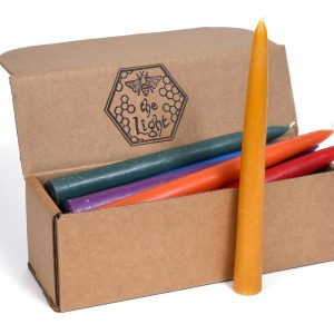 95% Pure Beeswax Taper Candles Illuminate Your Home with Natural Elegance
