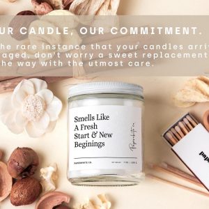 A New Chapter Begins Fresh Start Candle for Transitions, Breakups, and New Beginnings