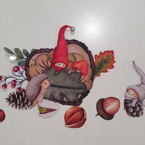 Acorn House Printable Play Set Build a Fairy Land, DIY Paper Craft for Kids, Pretend Play, Animal Puppets, Paper Doll House