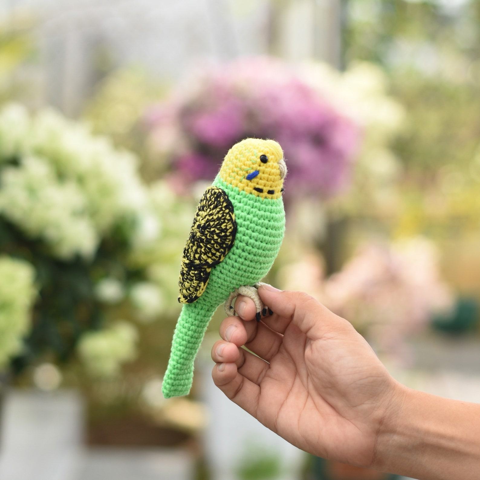 Adorable Budgie Bird Crochet Amigurumi A Handmade Item for Bird Enthusiasts