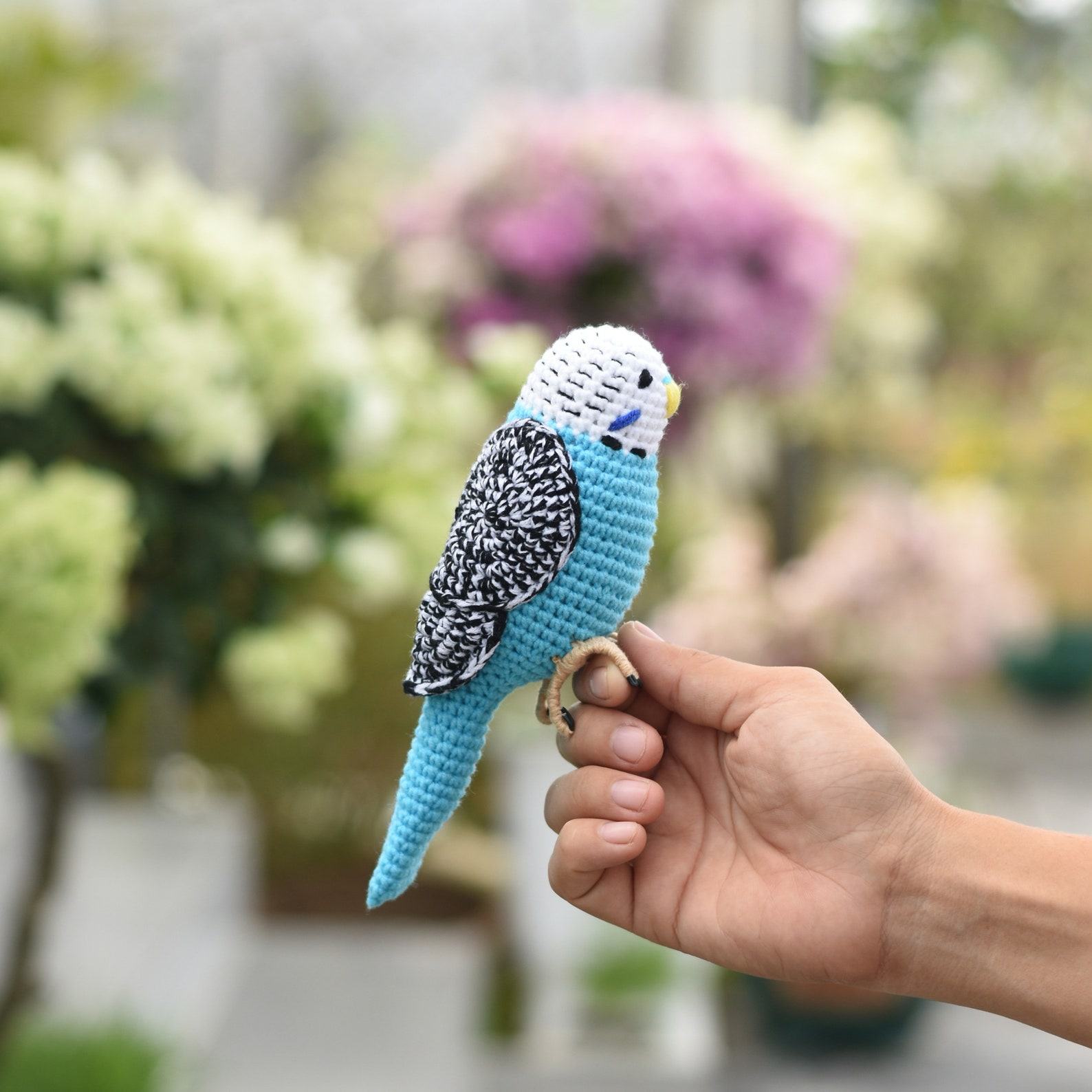 Adorable Budgie Bird Crochet Amigurumi A Handmade Item for Bird Enthusiasts