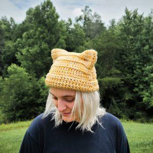 Adorable Crochet Beanie with Animal Ears Express Your Wild Side with Customizable Colors