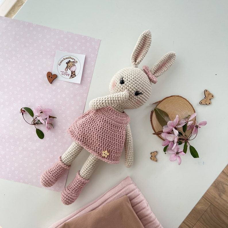 Adorable Crochet Bunny Plush A Cherished Item for Little Ones