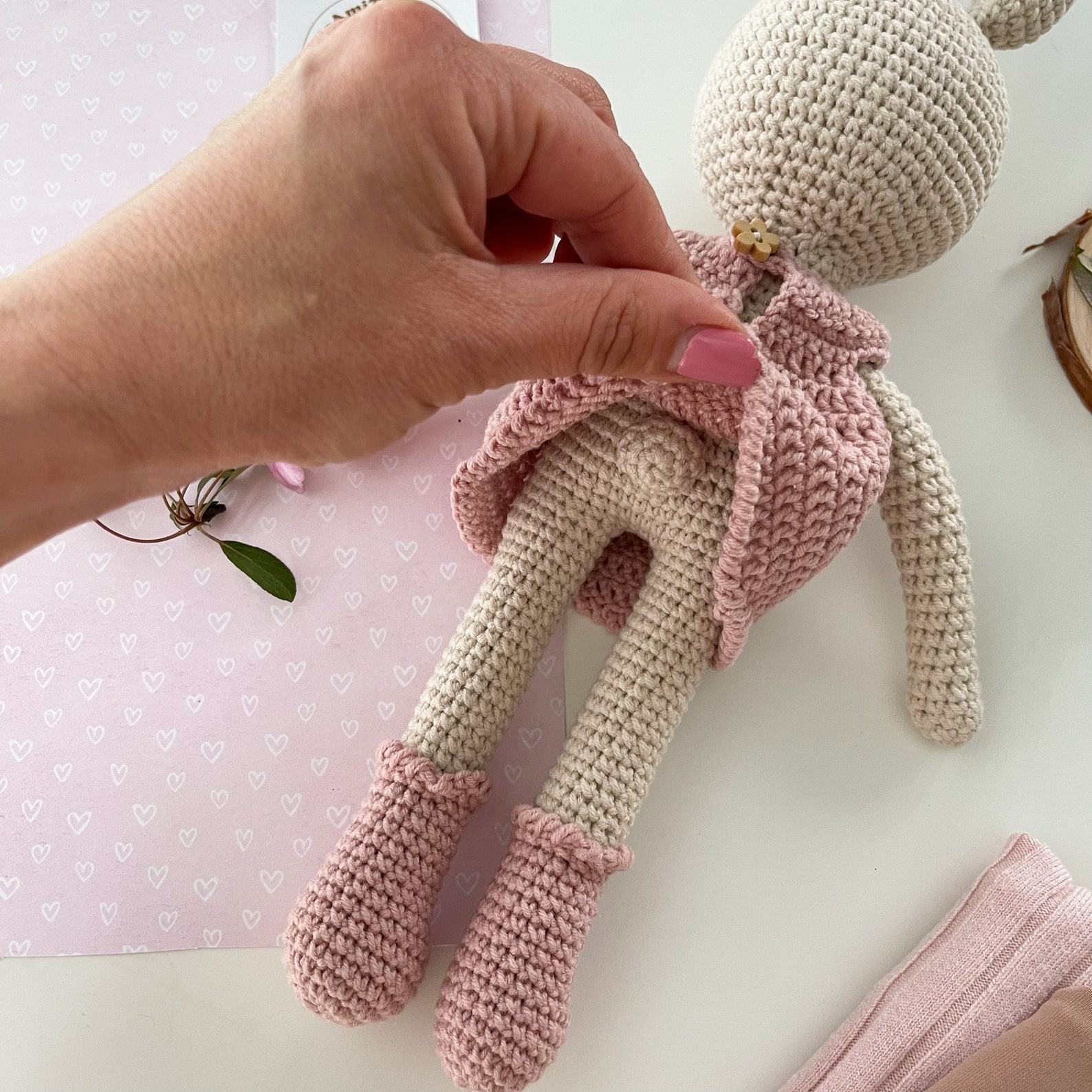 Adorable Crochet Bunny Plush A Cherished Item for Little Ones