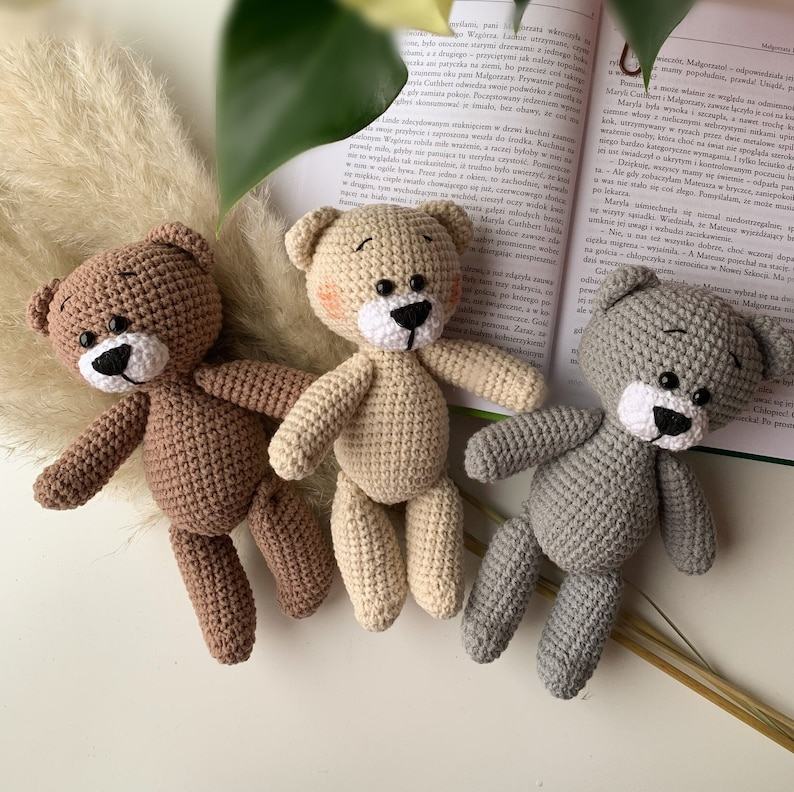 Adorable Handmade Crochet Teddy Bear A Interesting  Item for Loved Ones