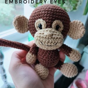 Adorable Handmade Monkey Stuffed Toy Personalized Items for Kids, Baby Showers, and Christmas