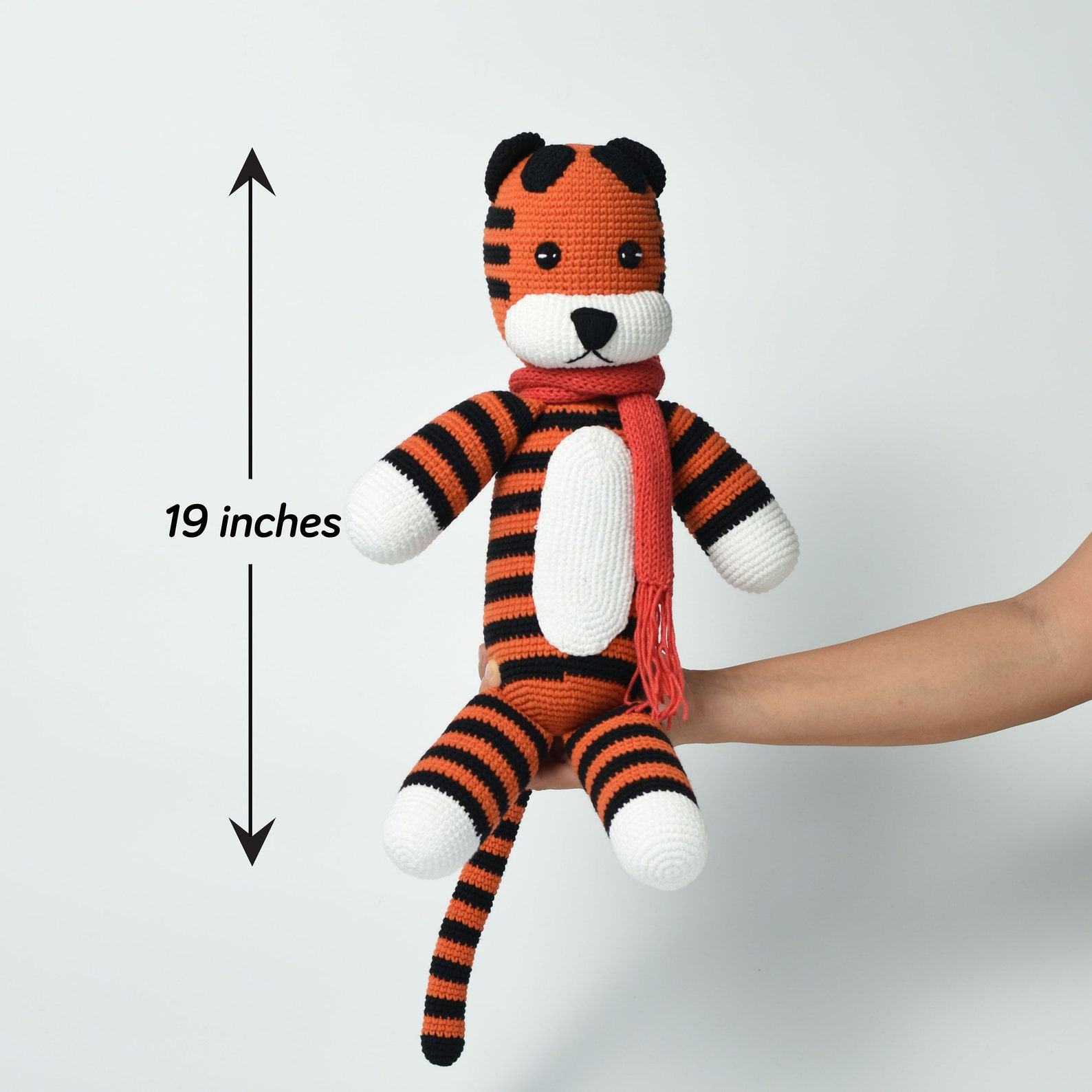 Adorable Handmade Tiger Amigurumi The Interesting  Item for Tiger Lovers