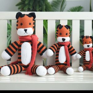 Adorable Handmade Tiger Amigurumi The Interesting  Item for Tiger Lovers