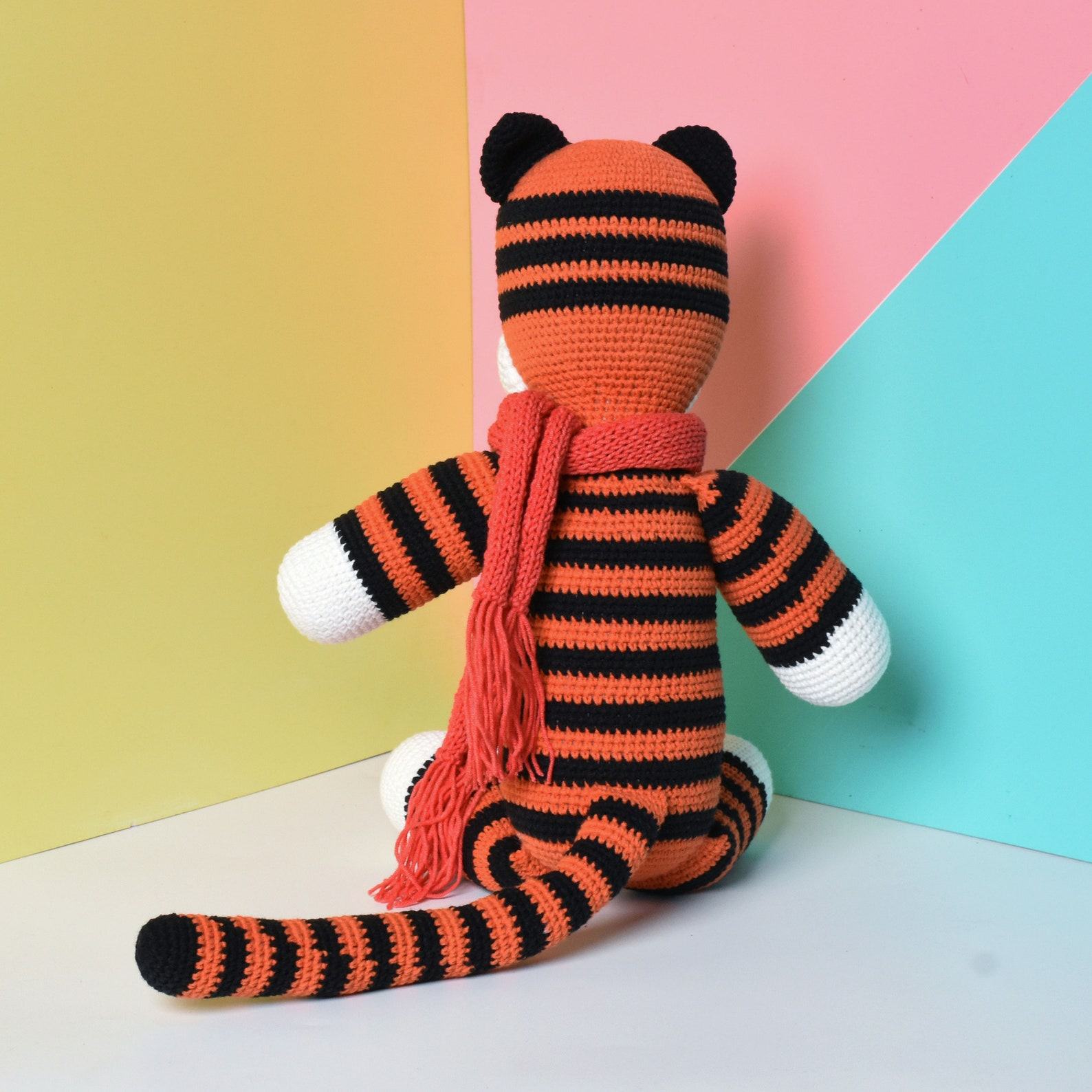 Adorable Handmade Tiger Amigurumi The Interesting  Item for Tiger Lovers
