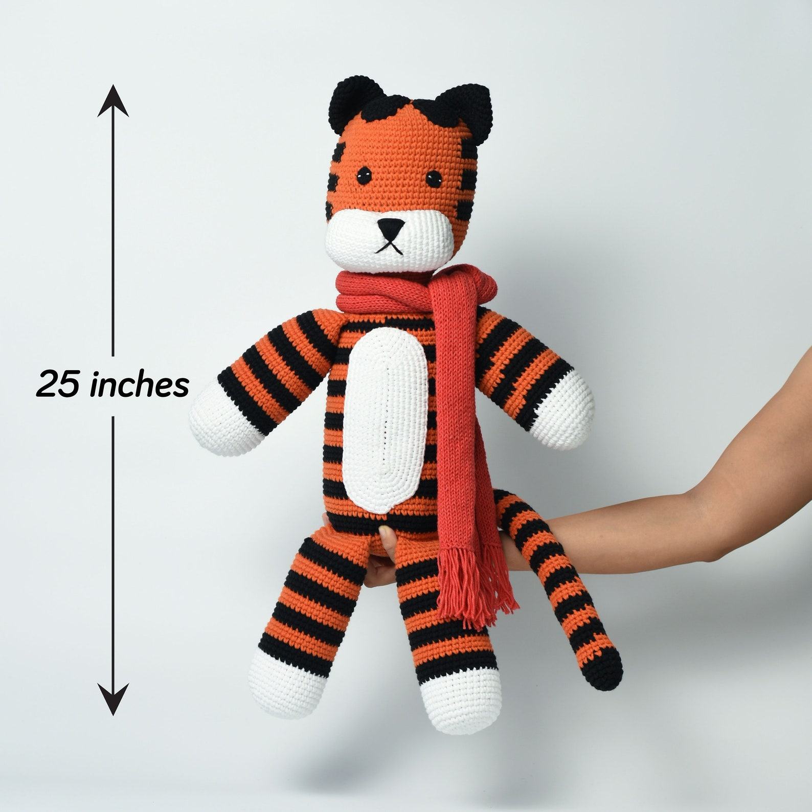 Adorable Handmade Tiger Amigurumi The Interesting  Item for Tiger Lovers