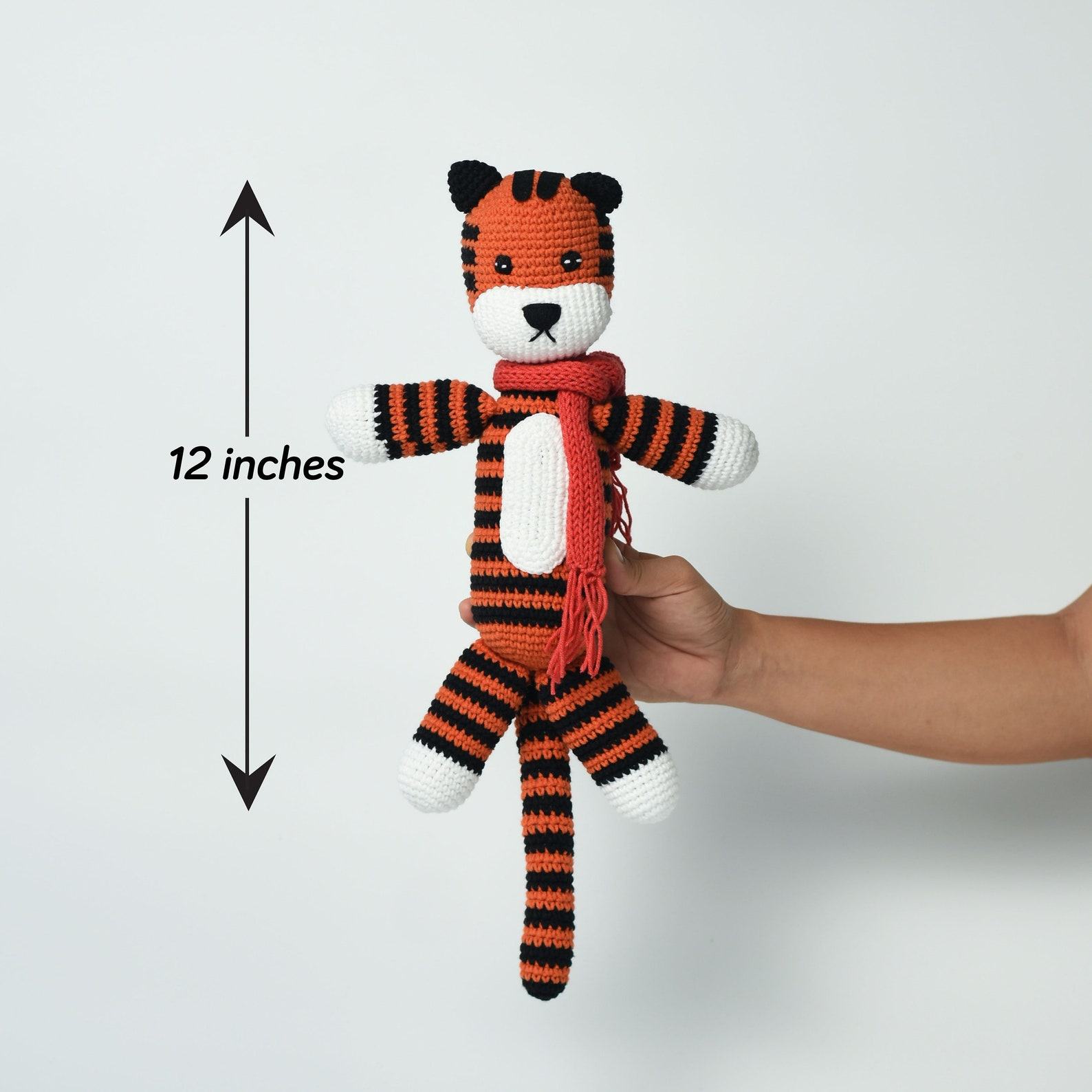 Adorable Handmade Tiger Amigurumi The Interesting  Item for Tiger Lovers