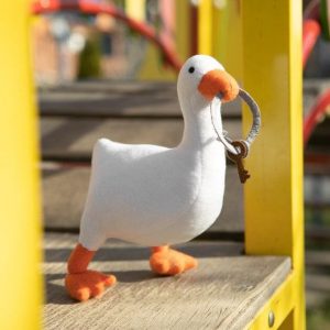 Adorable Untitled Goose Game Plush Handmade Soft Plushie for Goose Enthusiasts