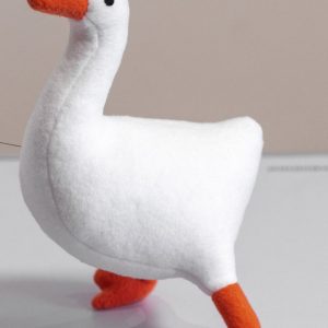 Adorable Untitled Goose Game Plush Handmade Soft Plushie for Goose Enthusiasts